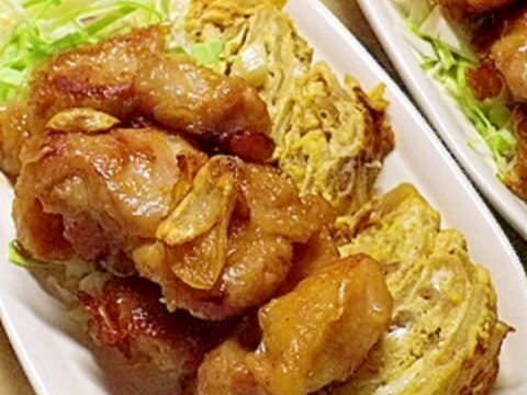 てりてりでかりかりっ とりのてり焼きから揚げ風